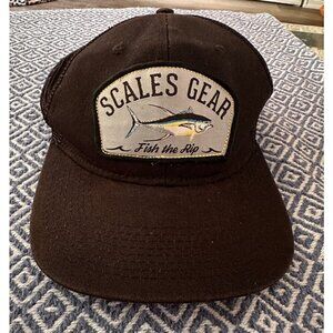 Scales Gear Black Fishing Hat